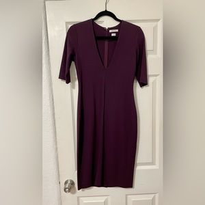 Babaton Plum Midi Dress